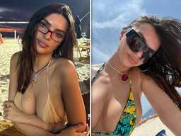 Эмили Ратаковски чуть не оголилась в Бразилии! 👙🔥