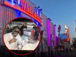 Дидди - фотографии Дидди удалены из кафе Mel's Drive-In Hollywood из-за скандала с обвинениями в сексуальных домогательствах.