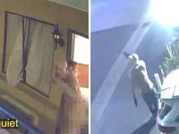 Голый мужик устроил пальбу с полицией в мотеле! 😱