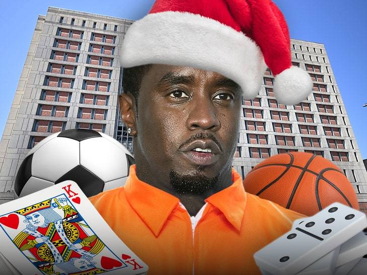 Дидди встретит Рождество за решеткой с баскетболом и домино! 🏀🔥 (Фото: 1)