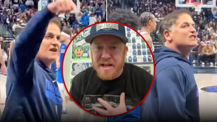 Фанат против Кубана: скандал на матче «Даллас Маверикс»! 🏀💥 (Фото: 1)