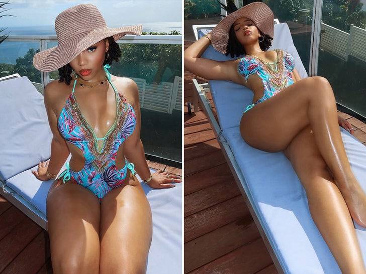 Хлоя Бейли разделась до трусов на отдыхе! 👙 (Фото: 1)