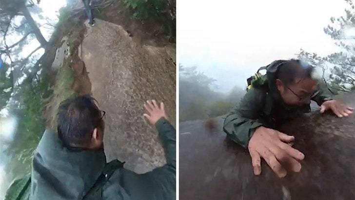 Китайский турист чуть не разбился насмерть, но остался жив! 😱 (Фото: 1)