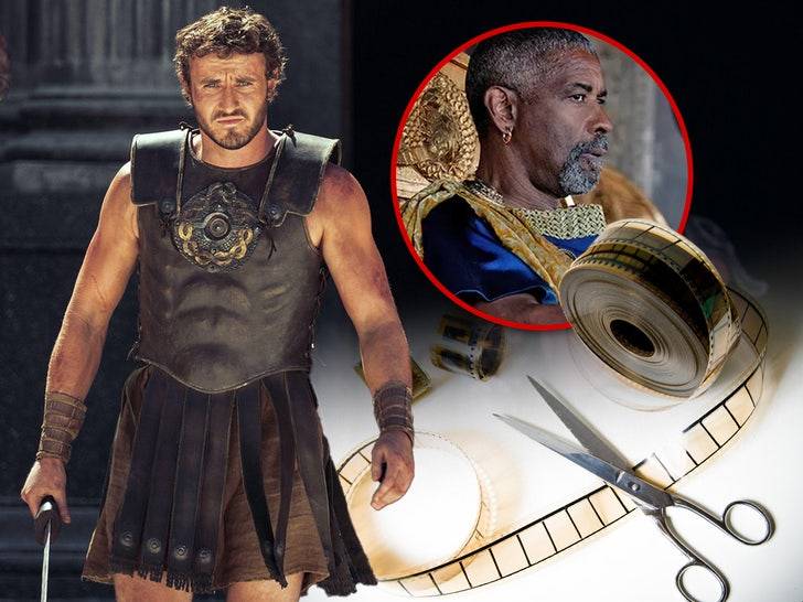 Поцелуй геев в "Гладиаторе-2" вырезали! Дензел Вашингтон в шоке! 😱 (Фото: 1)