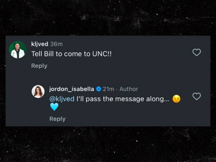 Подруга Беличика поддерживает его переход в UNC!  💙🏈 (Фото: 2)