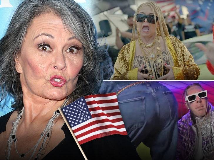 Розанна Барр трясет попой и читает рэп за Трампа! 🎤🍑 (Фото: 1)