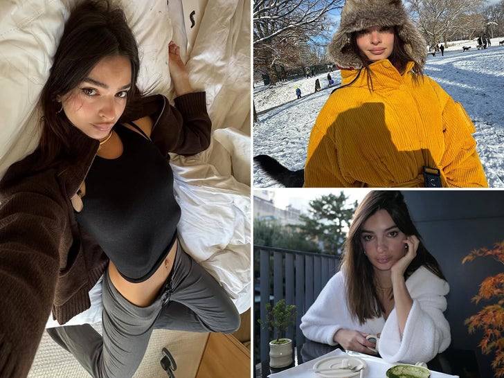Шальная Императрица! 😲 Эмили Ратаковски зажгла в декабре 🔥 (Фото: 1)