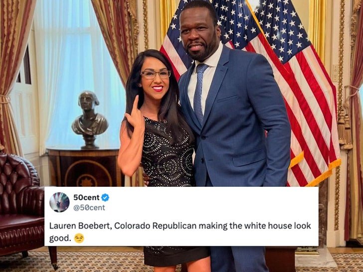 Фото: 50 Cent и Лорен Боберт: роман в Белом доме или пиар-ход? 🤫 - Фото 2