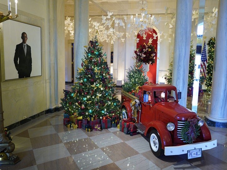 Фото: 83 Ёлки и политический затишье! 🎄 Белый дом засиял, как никогда! - Фото 3