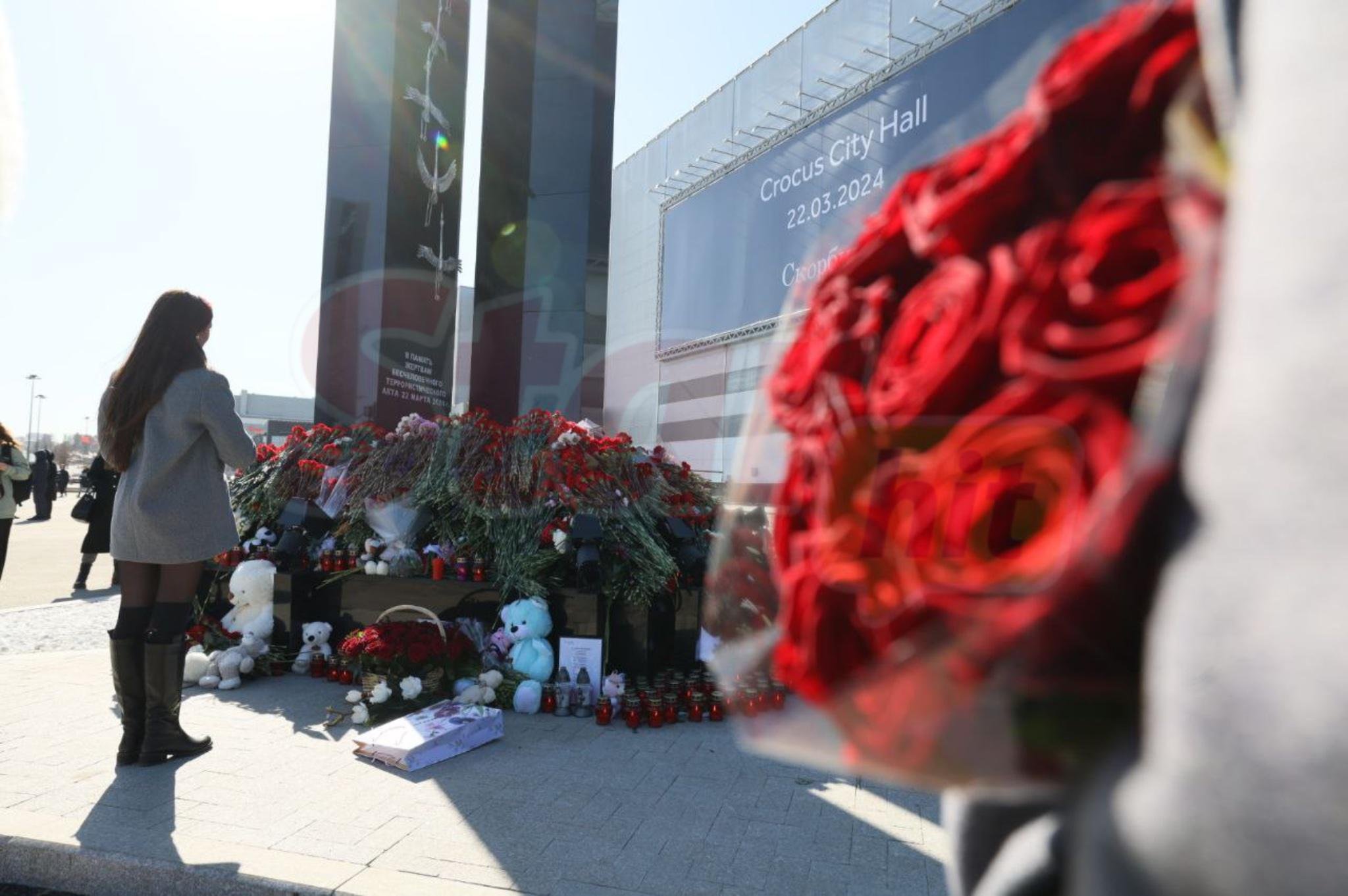 Фото: Годовщина трагедии в «Крокусе»: слезы, цветы и вечная память - Фото 2
