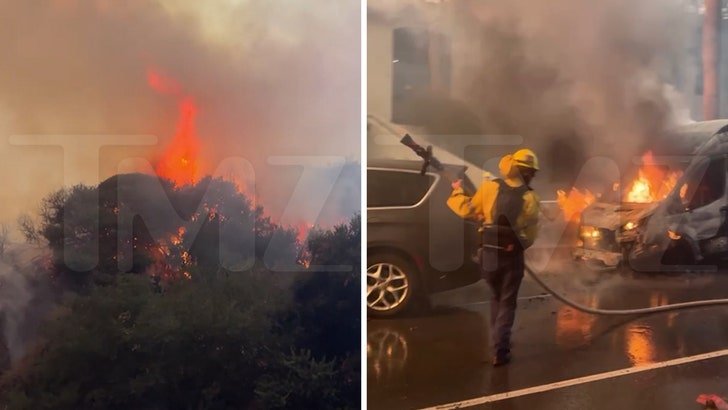 Фото: Голливуд в огне! 🔥 Дома звезд под угрозой в Лос-Анджелесе! - Фото 3