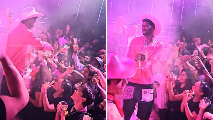 Фото: Lil Nas X напоил фанатов текилой прямо на сцене! 🔞 - Фото 1