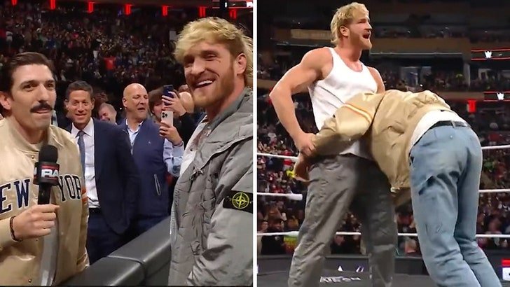 Фото: Не может быть! Логан Пол избил комика Эндрю Шульца на WWE Raw! 🤯 - Фото 2