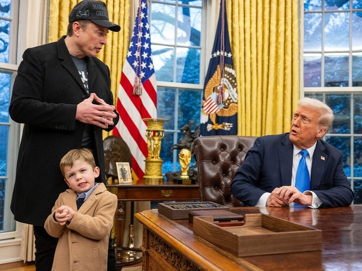 Фото: Не может быть! Сын Илона Маска X Æ A-12 затмил самого Трампа! 🤣 - Фото 3