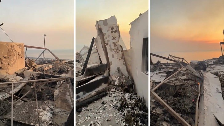 Фото: Пэрис Хилтон гуляет по руинам своего дома в Малибу 😭 - Фото 2