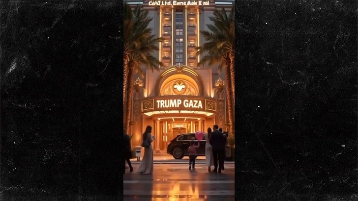 Фото: Трамп превратил Газу в Лас-Вегас с помощью нейросети! 🤯 - Фото 1