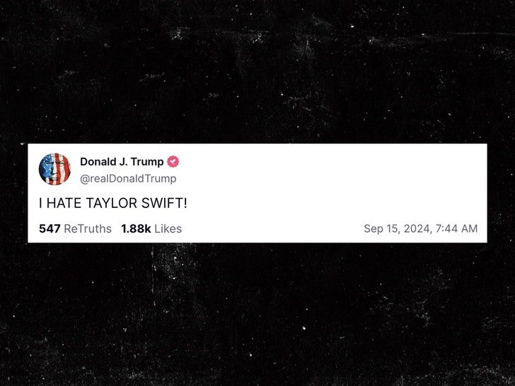 Фото: Трамп в ярости! Он НЕНАВИДИТ Тейлор Свифт! 😩😂  - Фото 2