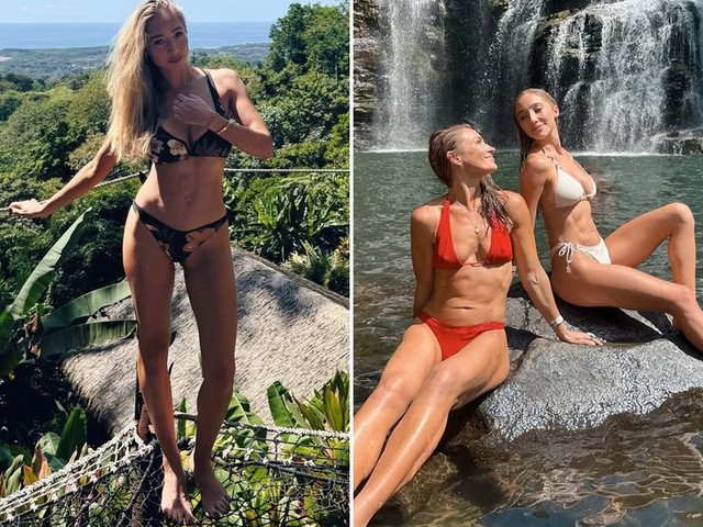 Аврора Калпо и ее подружки устроили жару в Коста-Рике! 🔥👙