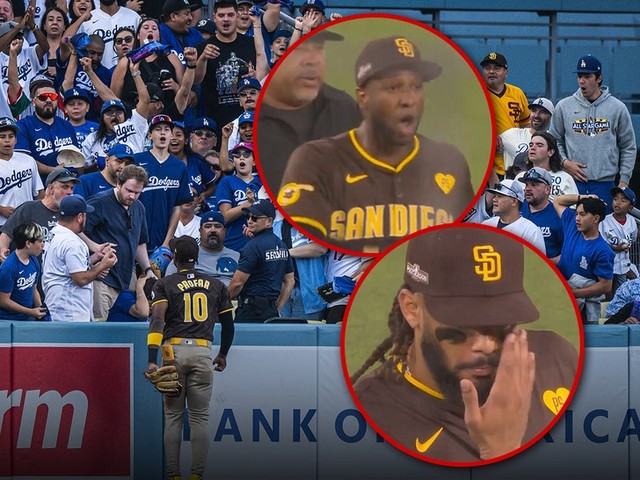 Фанаты «Доджерс» устроили настоящий бой с игроками «Падрес»! ⚾️💣