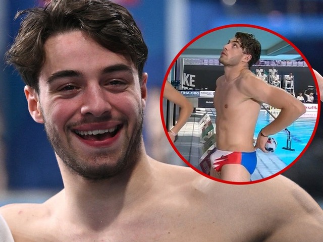 Французский спортсмен шокировал публику на Олимпиаде! 😱 Или все дело в размере плавок?
