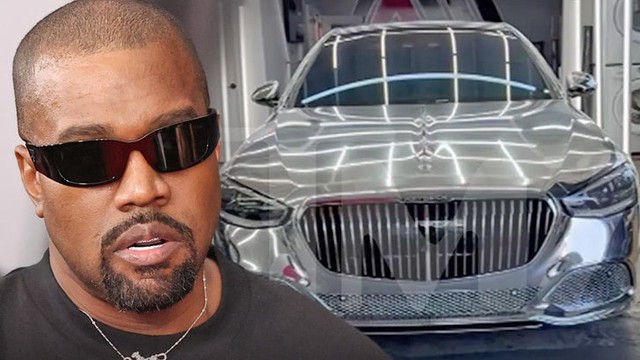 Канье Уэст превратил свой Maybach в зеркало! 🤣