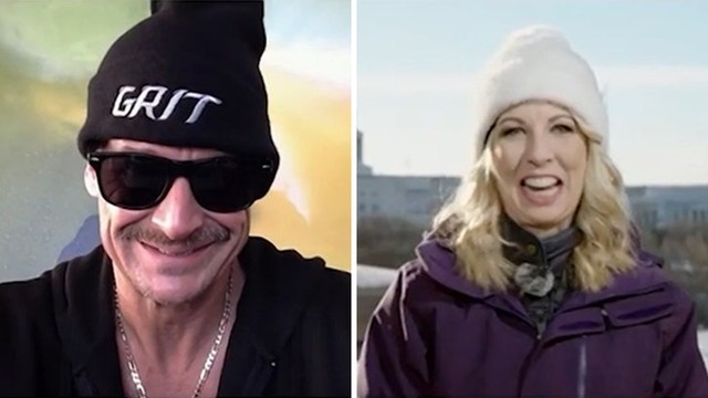 Кид Рок подкатил к репортерше BBC прямо в эфире! 😳