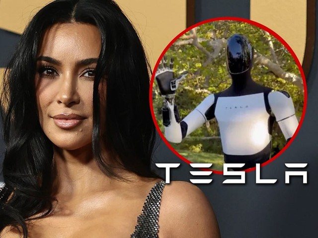 Ким Кардашьян закрутила роман с роботом Tesla! 😱🤖