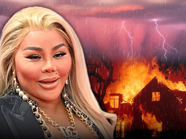 Lil' Kim призывает муссон в Лос-Анджелес! 🌧️🔥