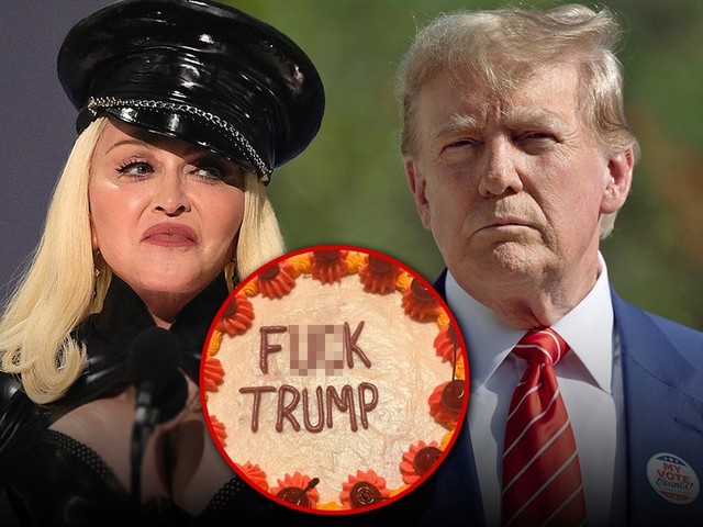 Мадонна съела торт с надписью «F*** Трамп» после выборов! 😡