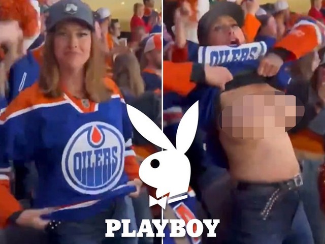 Оголилась на хоккее и попала в Playboy! 😱 История скандальной болельщицы!