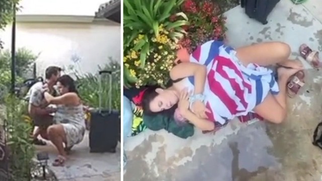 Роды на крыльце! Мама родила прямо на пороге своего дома!😱