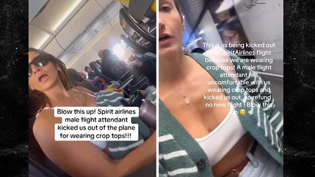 Стюард Spirit Airlines выставил за дверь девушек за кроп-топы! 😱