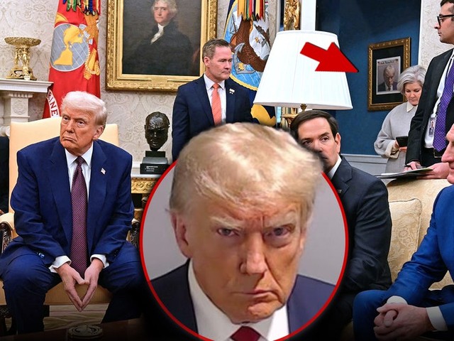 Трамп повесил свою тюремную рожу у Овального кабинета! 😱