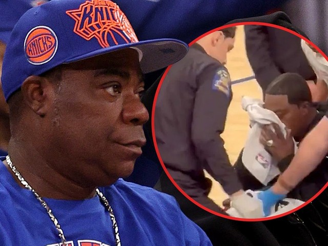 Трэси Морган обблевал паркет во время матча Knicks! 🤮