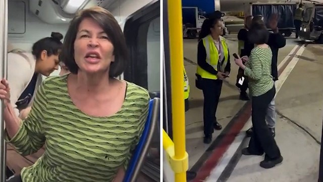 Женщина устроила расистский погром на автобусе LAX!🤬