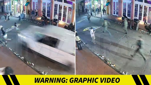 ЖЕСТЬ! 😱 Момент наезда на людей в Новом Орлеане попал на видео!