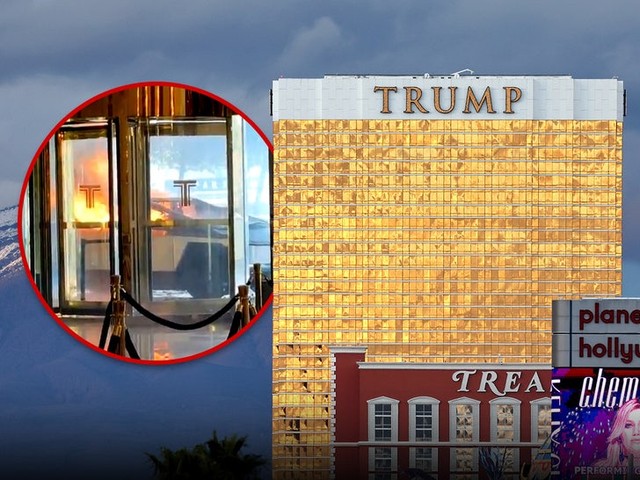 Жги, Маск! 🔥 Cybertruck Илона взорвался у отеля Трампа в Вегасе!
