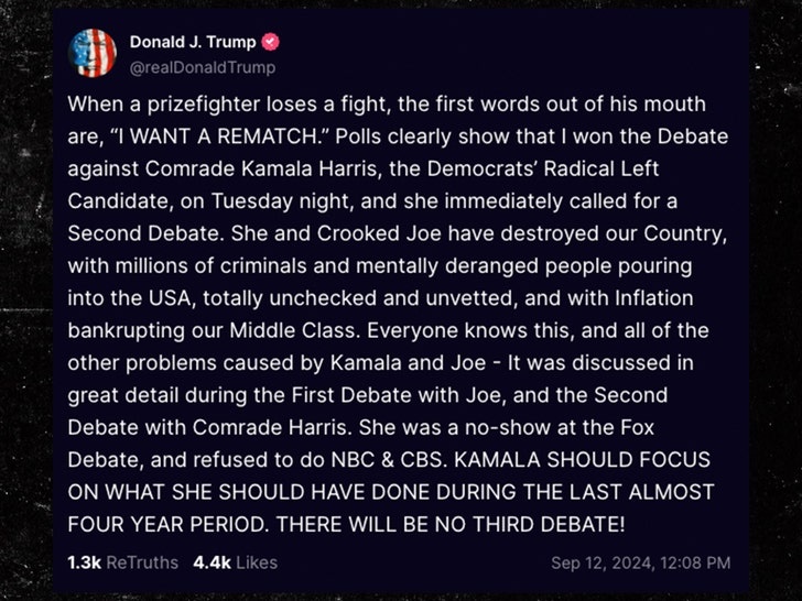 Трамп отказывается от дебатов с Харрис: "Я уже победил!" 🤯 - Фото 6 из 9